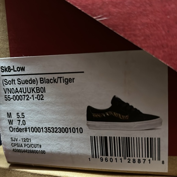 Vans Womens SK8 Low Tiger Print - Picture 7 of 7